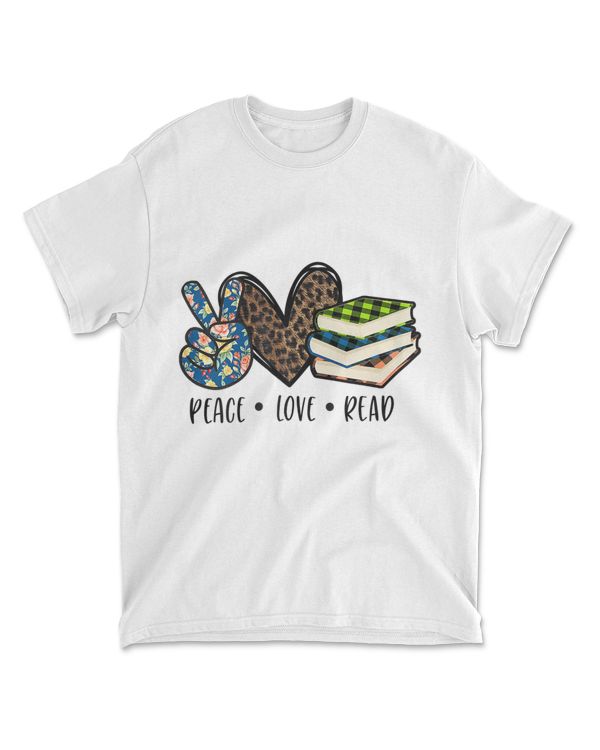 Peace Love Read Books Book Lover Teen Girls Reading Teacher