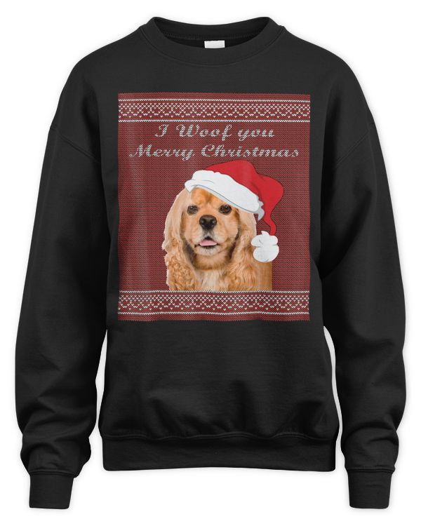 American Cocker Spaniel ugly sweater Christmas party Shirt