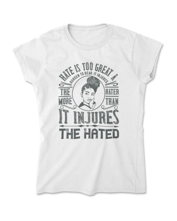 Hate Is Too Great A Burden To Bear Afro T-Shirt