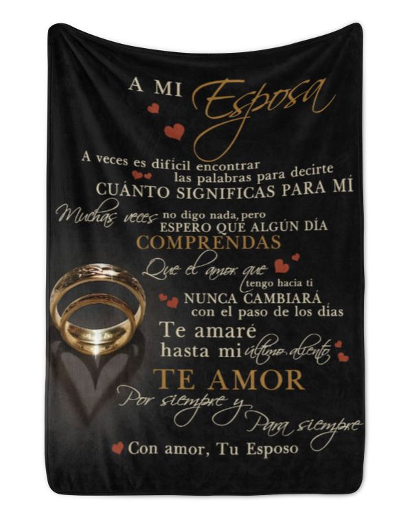 ES - Manta A mi Esposa A Veces es difícil encontrar las palabras para decirte