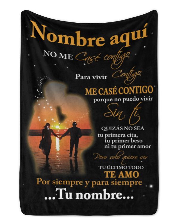 ES - Manta Solo quiero ser tu último todo TE AMO por siempre y para siempre