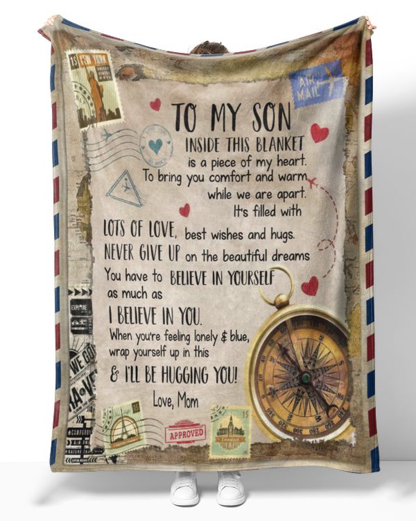 To My Son, i'll be hugging you, love mom