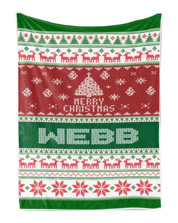 Merry Christmas Fleece Blanket, Personalized Christmas Blanket Gifts for Fbus00581 Webb XMASBL01