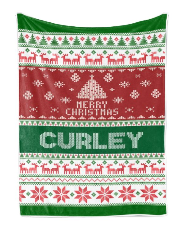 Merry Christmas Fleece Blanket, Personalized Christmas Blanket Gifts for Merry Christmas Fleece Blanket, Personalized Christmas Blanket Gifts for Fbus02801 Curley XMASBL01 XMASBL01