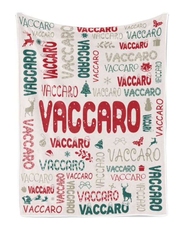 Personalized Christmas Blanket with Name, Custom Name Blanket for Baby, Custom Blanket with Christmas Tree, Christmas Gift for Fbus07682 Vaccaro XMASBL02