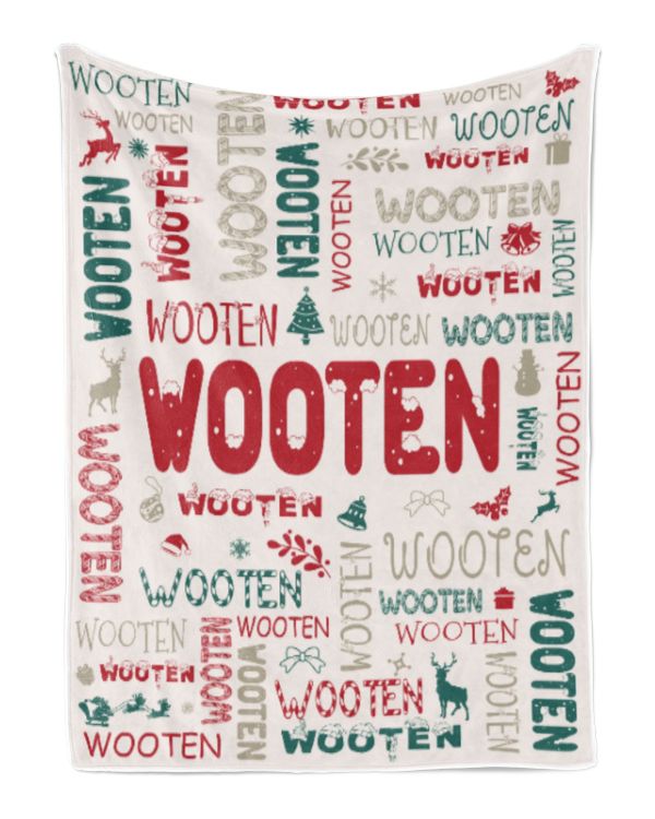 Personalized Christmas Blanket with Name, Custom Name Blanket for Baby, Custom Blanket with Christmas Tree, Christmas Gift for Fbus02132 Wooten XMASBL02