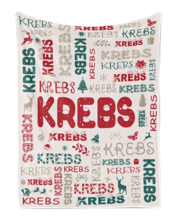 Personalized Christmas Blanket with Name, Custom Name Blanket for Baby, Custom Blanket with Christmas Tree, Christmas Gift for Fbus01607 Krebs XMASBL02