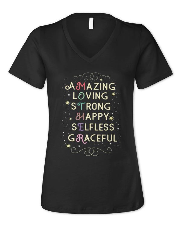 Women's Jersey Short Sleeve V-neck Tee