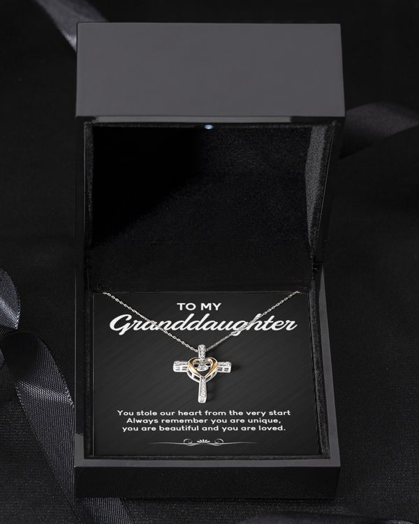 To my granddaughter you stole our heart