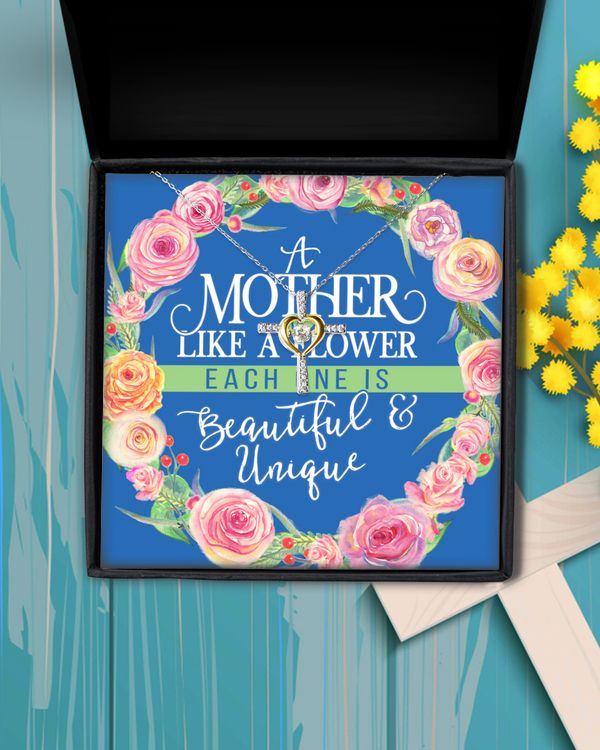A mother like a flower