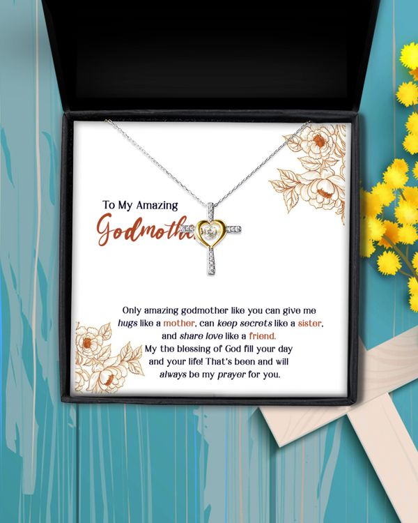 Gift For Goddaughter on Her Wedding, Wedding Gift for Goddaughter from Godmother, Wedding Necklace for Goddaughter