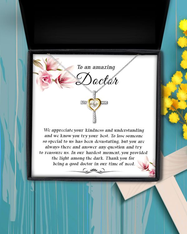 Female Doctor Thank You Gift, Sympathy Gift for Doctor Loss Patient, Appreciation Gift Necklace for Doctor, Doctor Gift Ideas