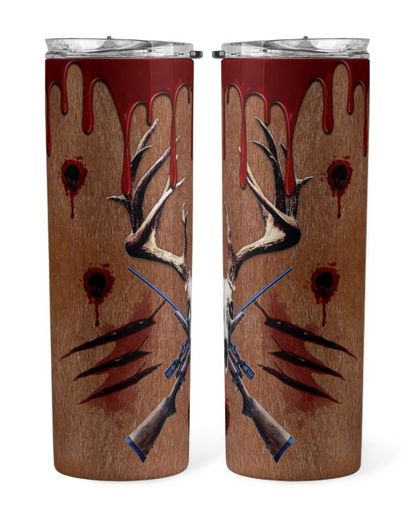 Skinny Tumbler Hunting Deer
