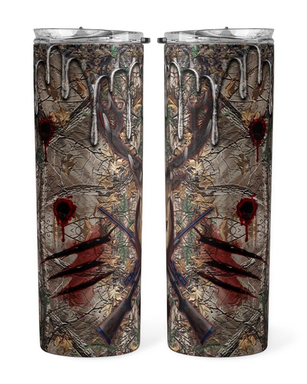 Skinny Tumbler Hunting Deer Camo