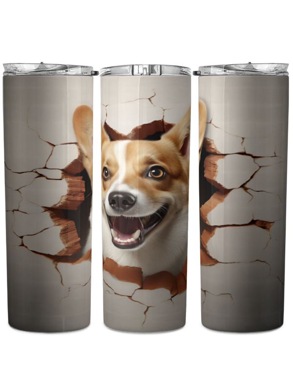 3D Corgi Tumbler 1