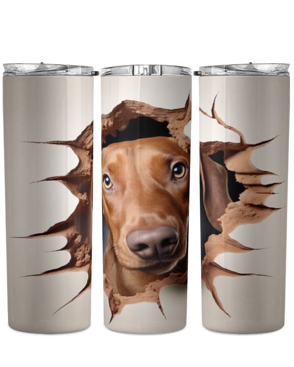 3D Dachshund Tumbler 1