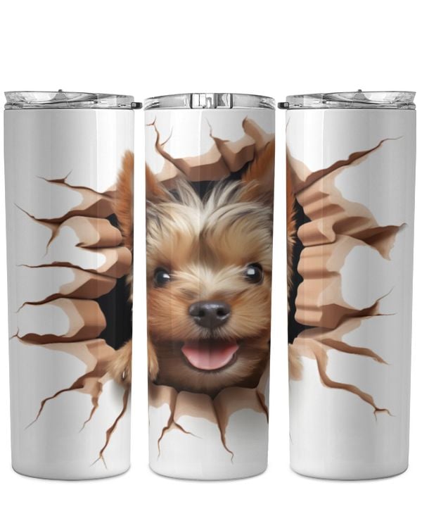 3D Yorkshire Terrier Tumbler