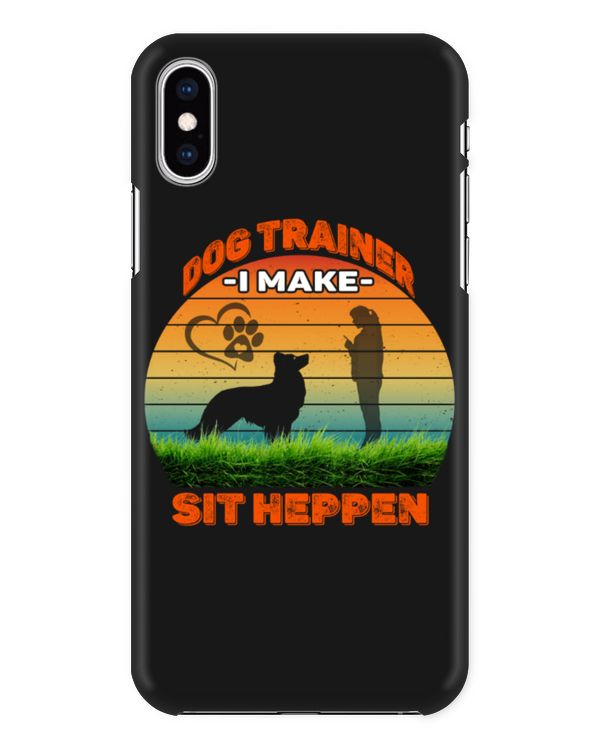 Samoyed Dog-Dog Trainer I Make Sit Heppen Personalized Grandpa Grandma Mom Sister For Dog Lovers