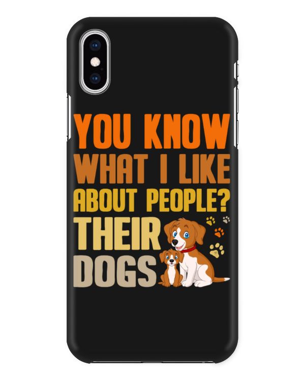 You Know What I Like About People, Their Dogs Personalized Grandpa Grandma Mom Sister For Dog Lovers