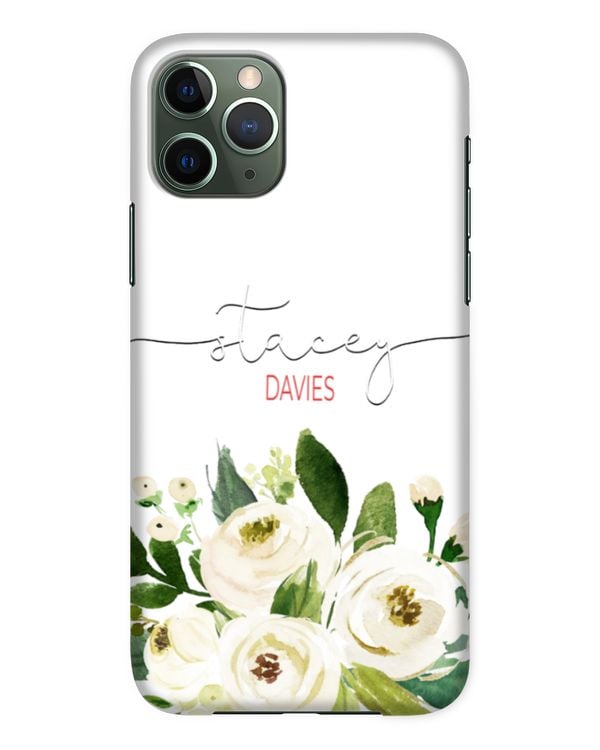 Personalized Monogram Phone Case Initial Letter Vintage Retro Floral Custom Name Cases for Women Girls Compatible with iPhone 14 13 12 11 Pro Max Mini XR XS X
