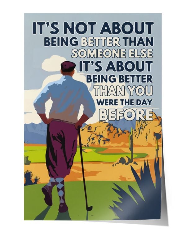 Being better than you were the day before - Golf Man