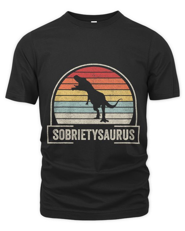 Vintage Sobriety TRex Alcoholics Anonymous AA Sober AF