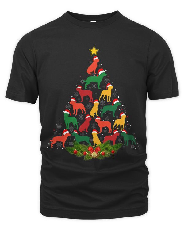 Xmas Matching Holiday Outfits Rottweiler Dog Christmas Tree