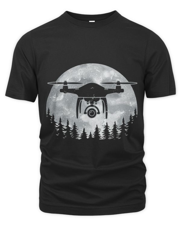 Full Moon Drone Pilot Remote Pilot Quadcopter Aesthetic