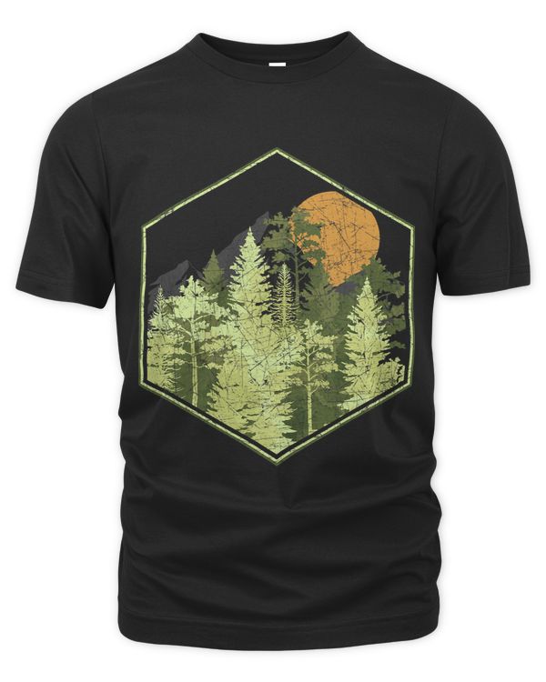 Full Moon Forest Nature Lover Outdoor Moonlight Nature