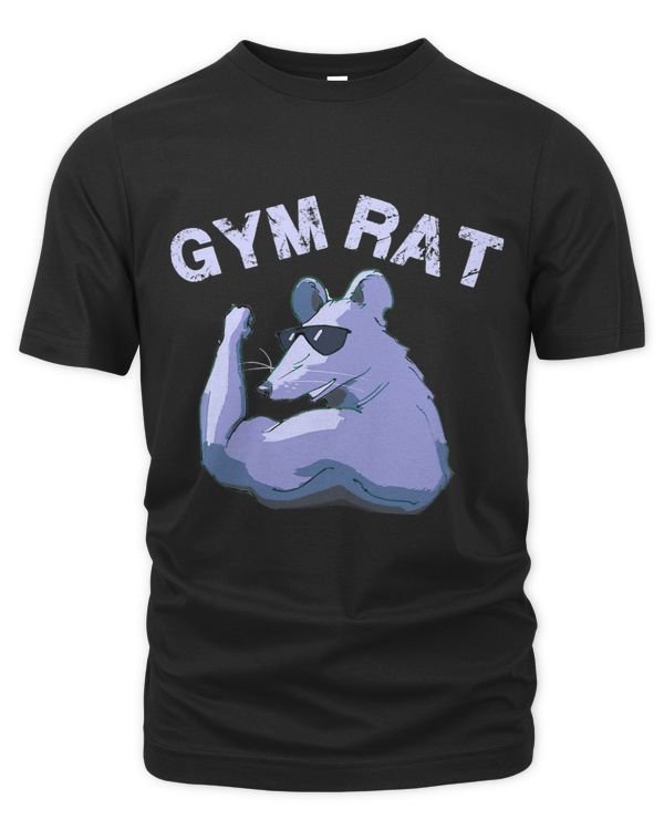 Gym Rat Work Out Weight Lifting Cross Train