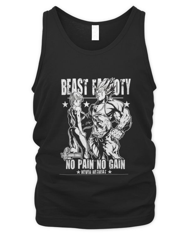 Summer outfit, Tanktop No Pain no gain, Gym outfit, sports outfit for men
