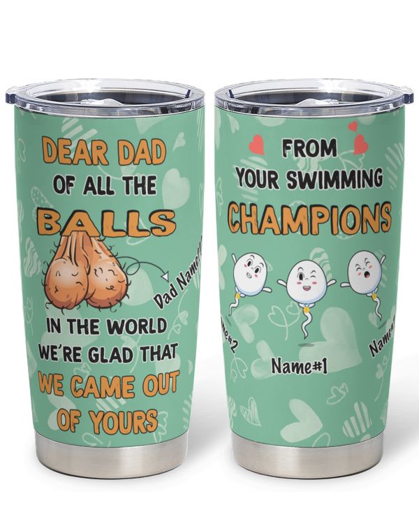 PERSONALIZED Tumbler: Father's Day Special: Heartfelt Tumblers to Celebrate the Best Dads! 20oz Tumbler