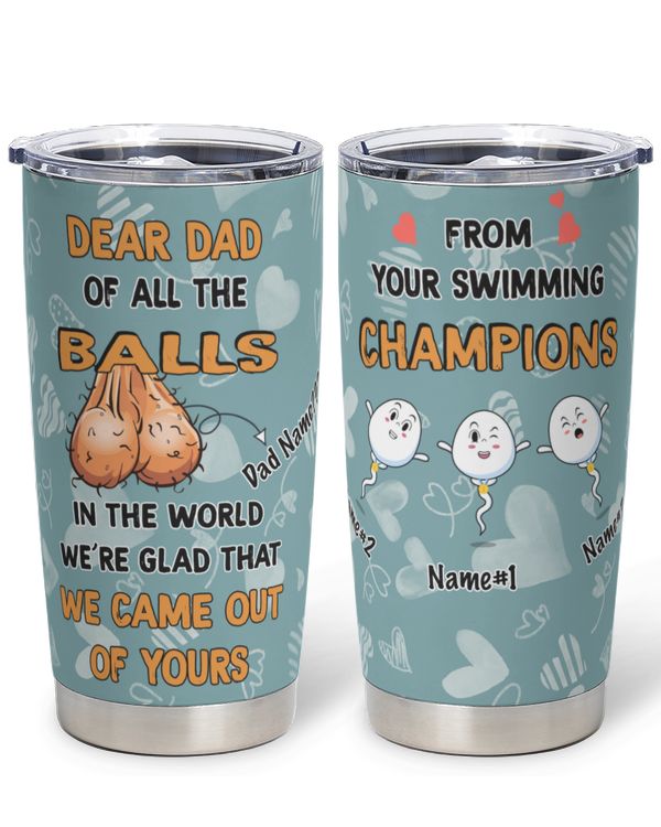 PERSONALIZED Tumbler: Father's Day Special: Heartfelt Tumblers to Celebrate the Best Dads! 20oz Tumbler