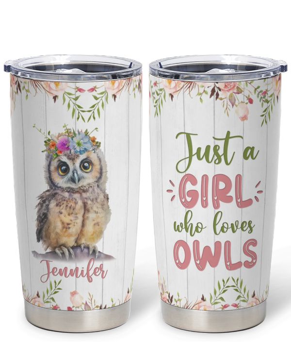 Personalized Just A Girl Who Loves Owls