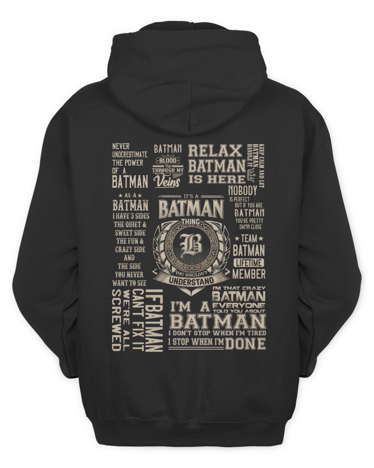 Batman Arkham Style Hoodie — Officially Licensed DC Comics | AuthenticFanGifts